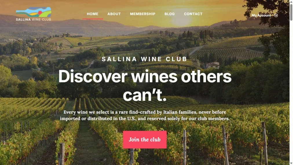 Sallina Wine Club project