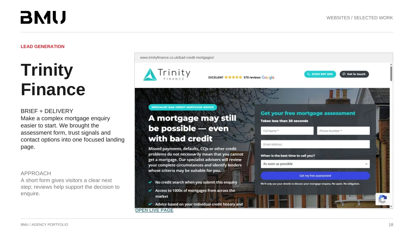 Source report for Trinity Finance