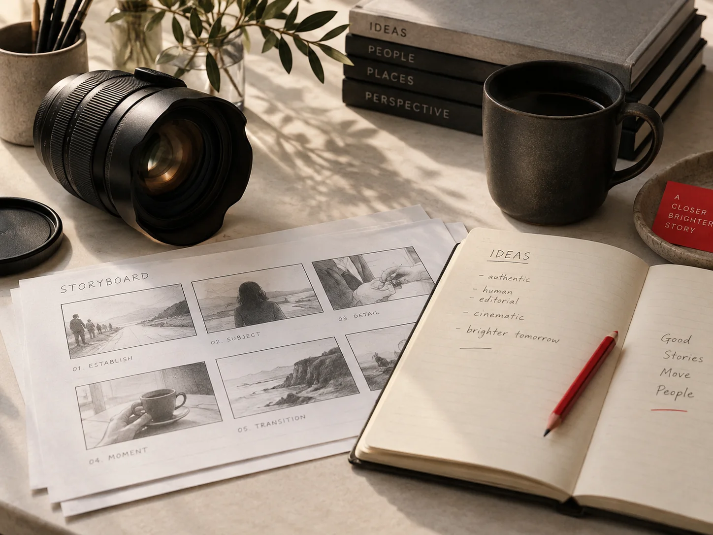 content — illustrative service concept