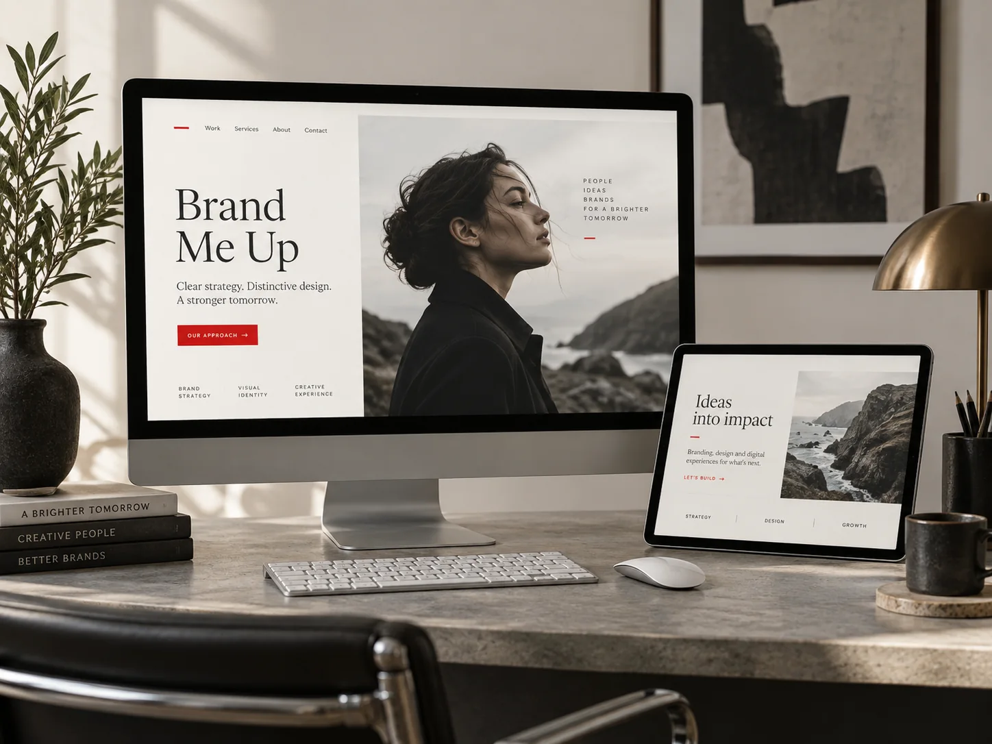 websites — illustrative service concept
