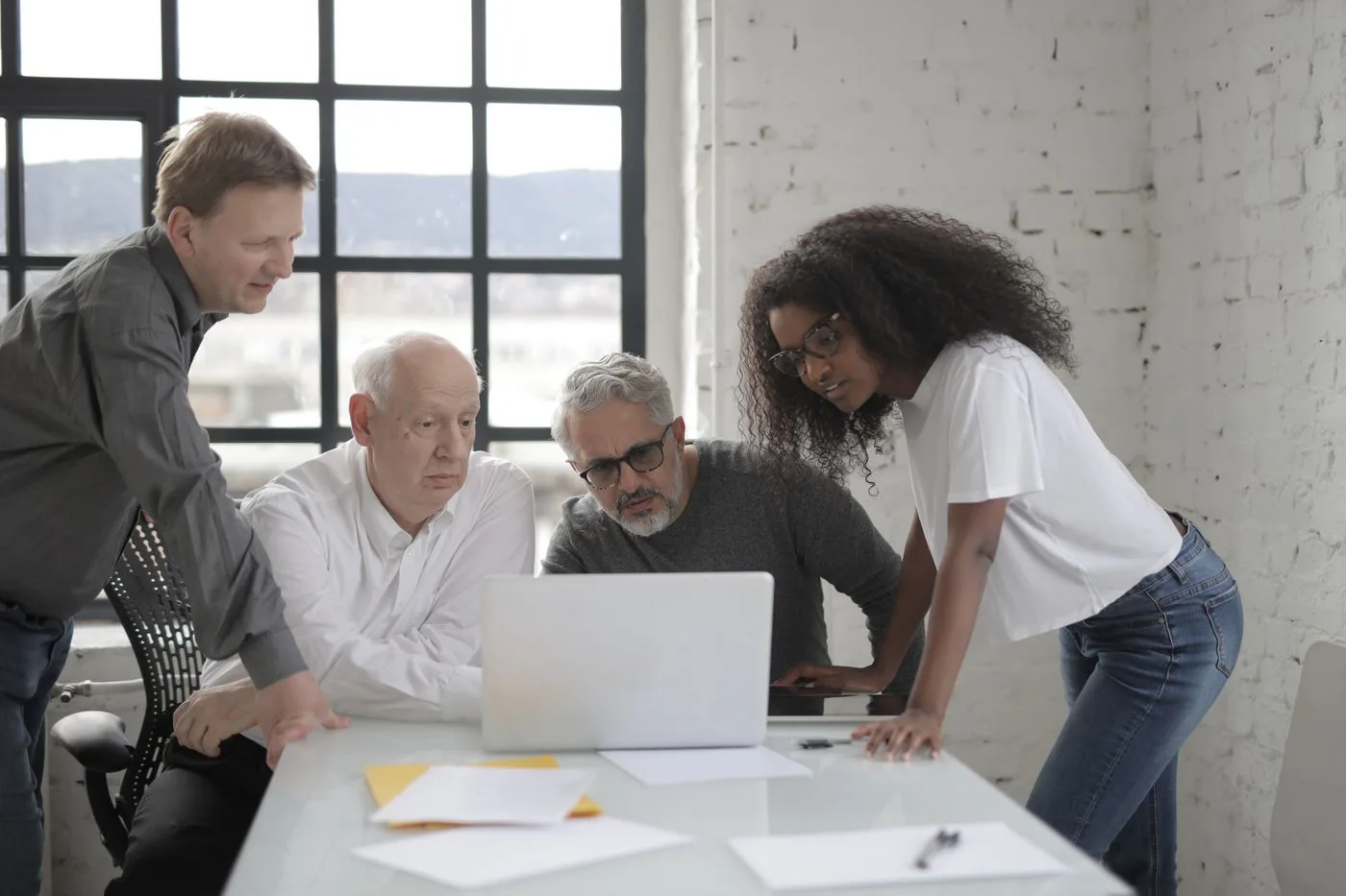 Marketing strategy and collaboration — stock photograph