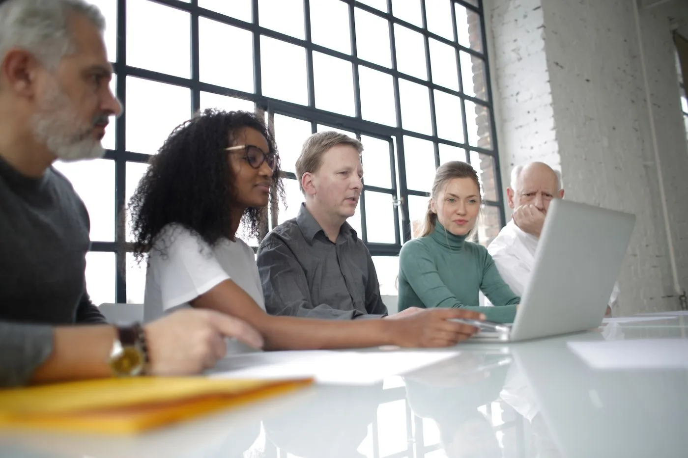 Marketing strategy and collaboration — stock photograph